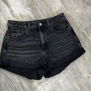 Paxton shorts mom short size 26 Black Denim Women's Shorts